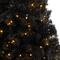 4ft. Pre-Lit Black Artificial Christmas Tree, Clear LED Lights